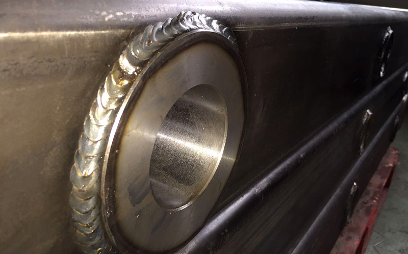 Metalosona. Detalle soldadura