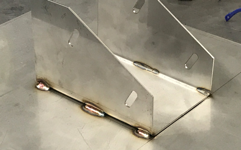 Metalosona. Detalle soldadura